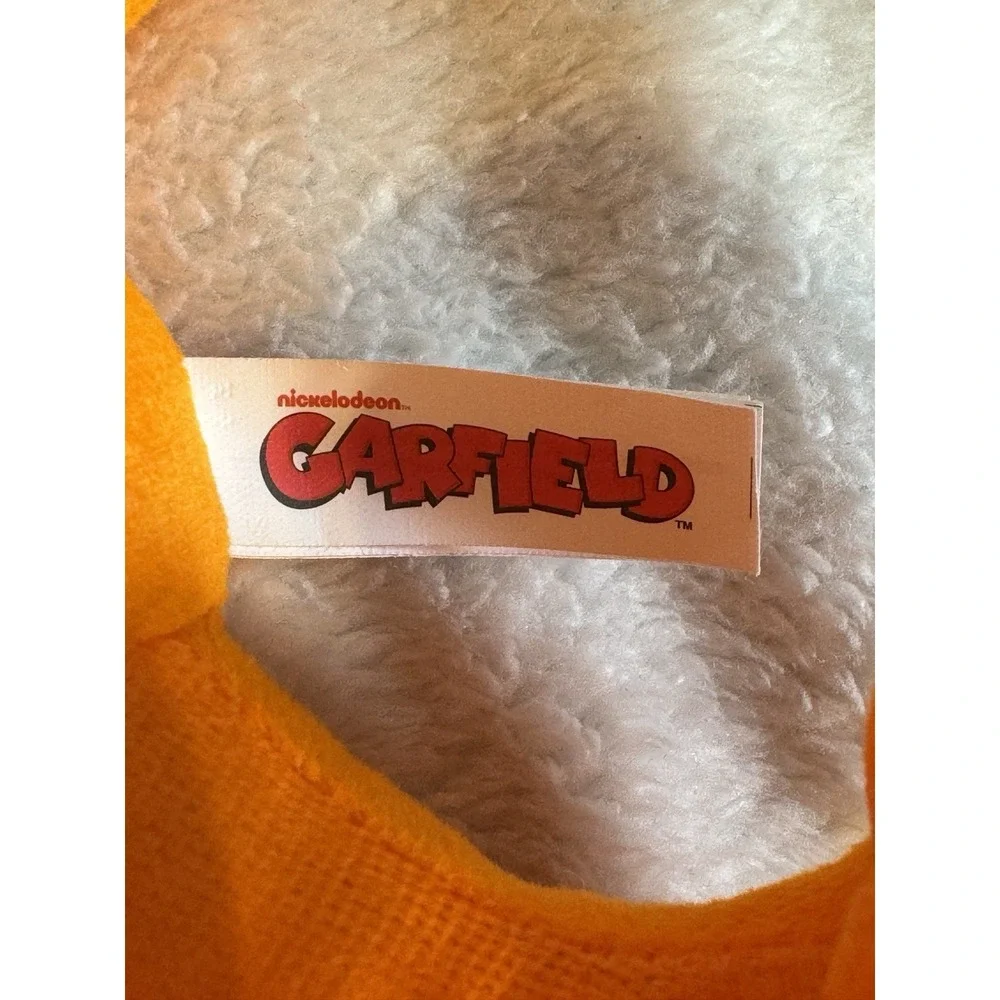 Toy Factory Garfield Orange Neon Plush Stuffed Animal Toy 9